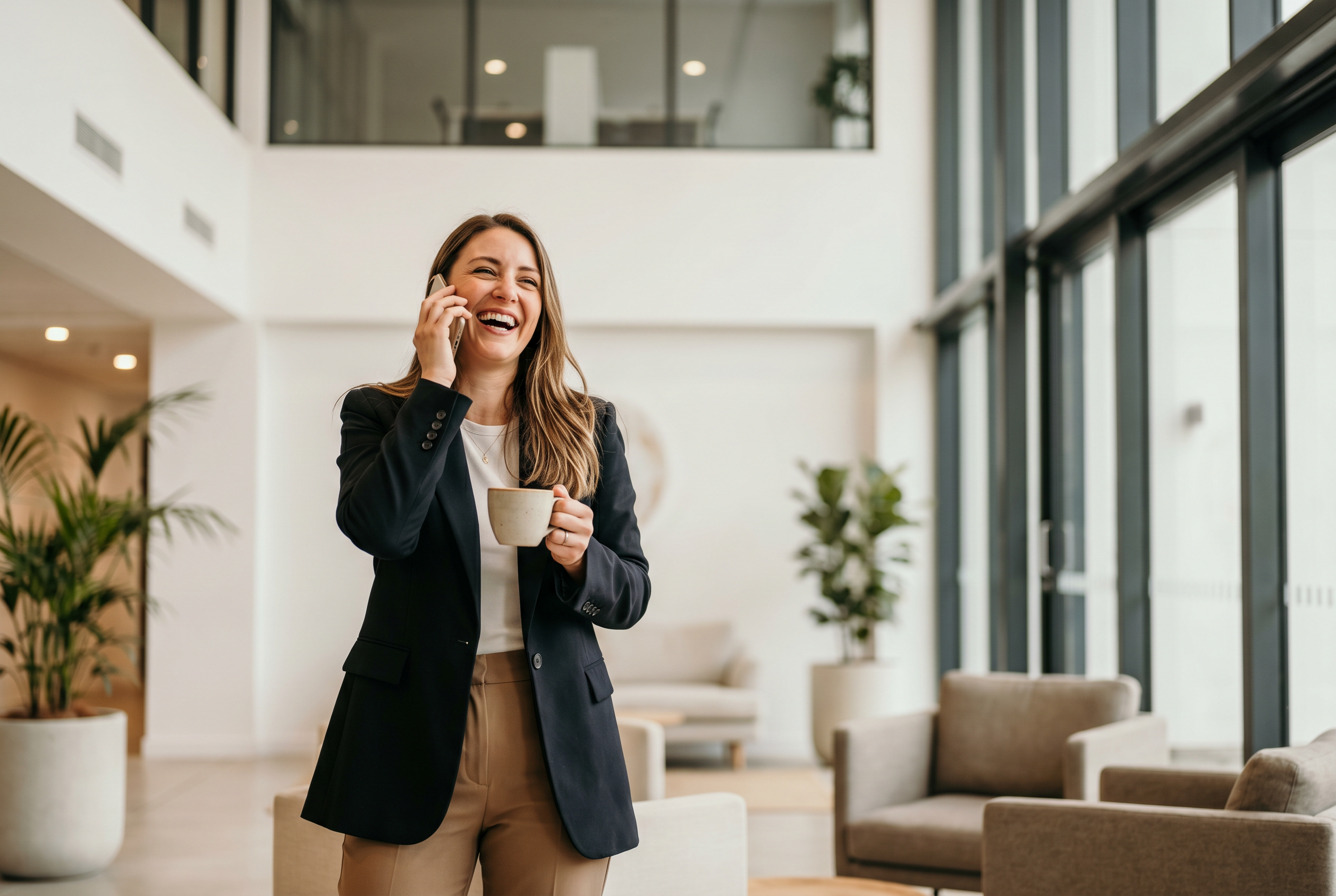 Happy employee benefiting from the Americare WIMPER health benefits program
